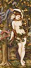Stanhope Paintings - The Temptation of Eve by John Roddam Spencer Stanhope